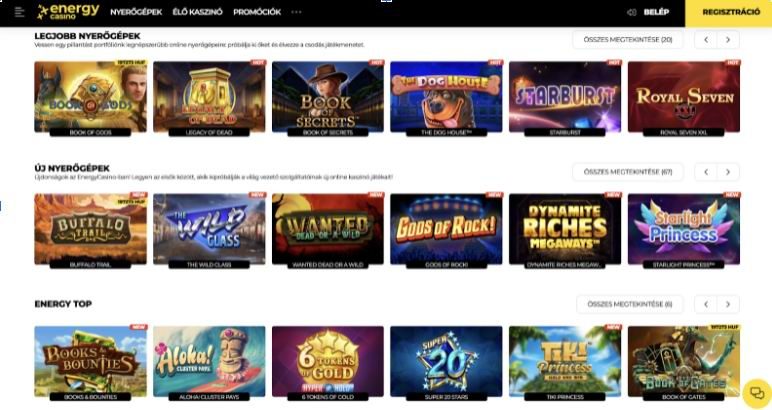 EnergyCasino vélemények